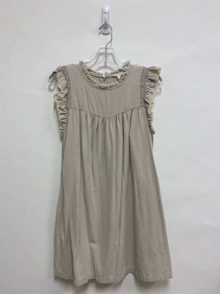 Size S Beige Fringe Ladies Dress