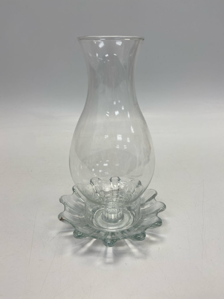 Clear Glass Candleholder(s)