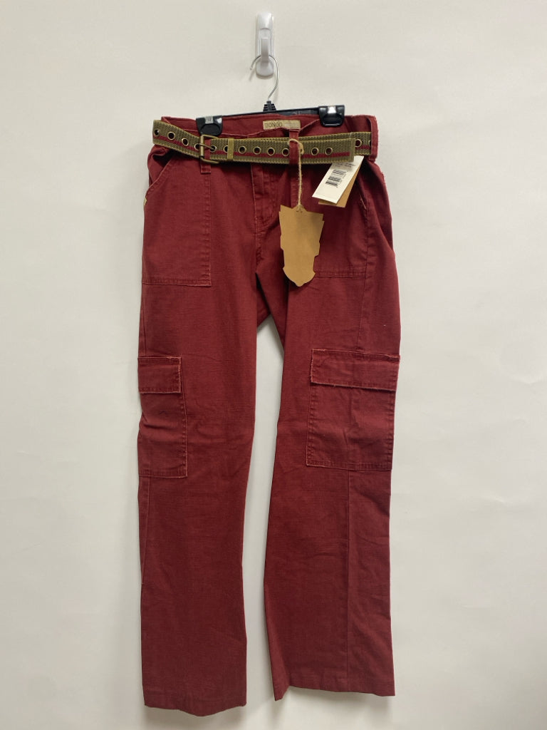 NWT Bongo Size 11 Tan Brick Cargo Ladies Pants