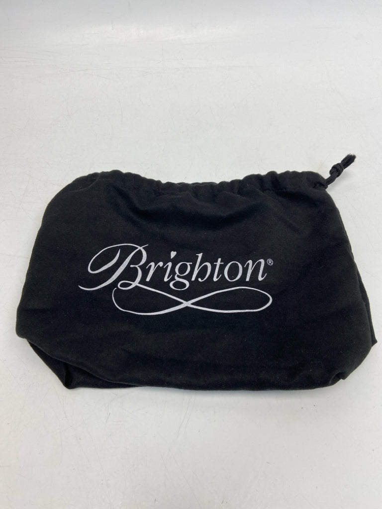 Brighton Cream Multi-Color Word(s) Belt Bag