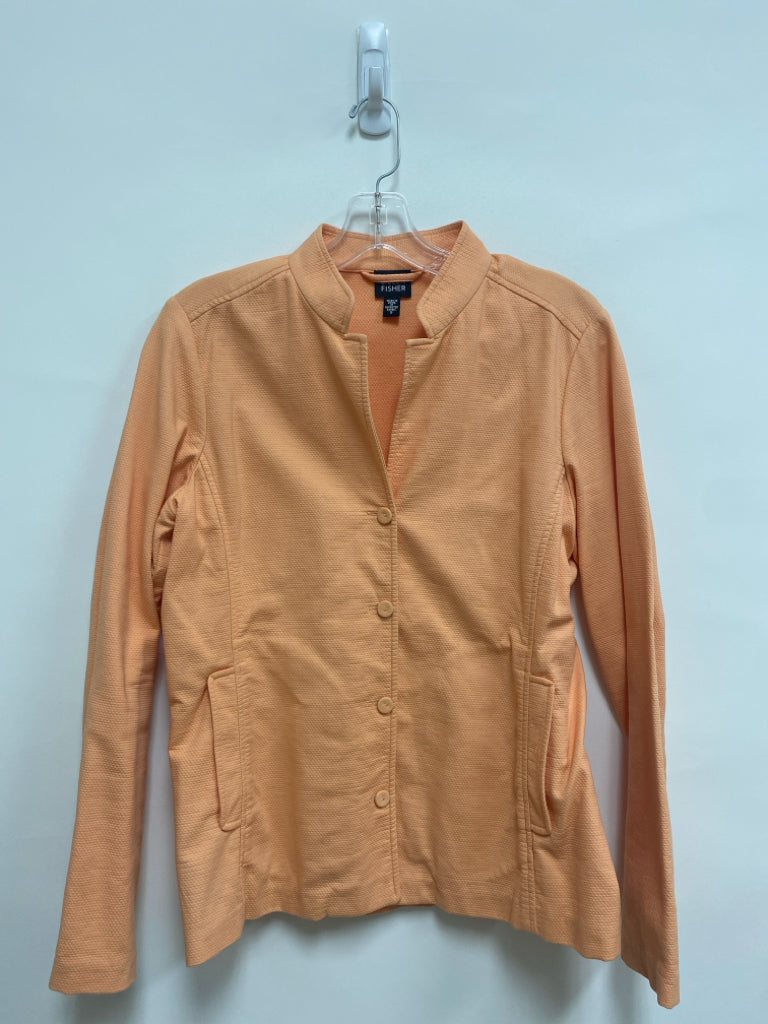 Eileen Fisher Size S Peach Button Up Ladies Jacket