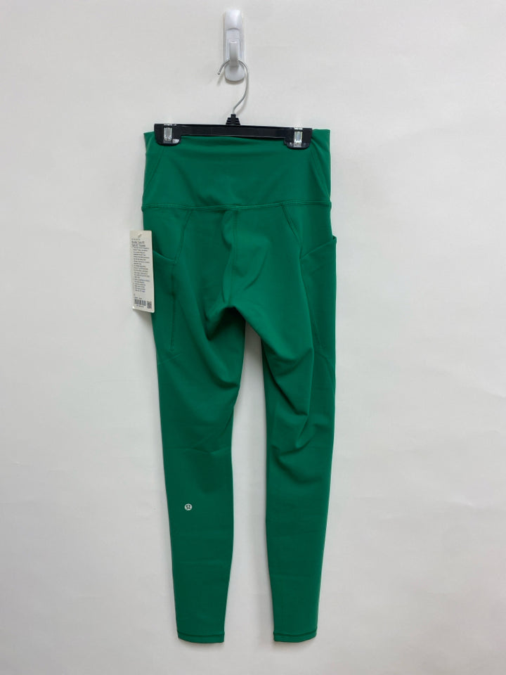 NWT Lululemon Size 6 Green Athletic Leggings