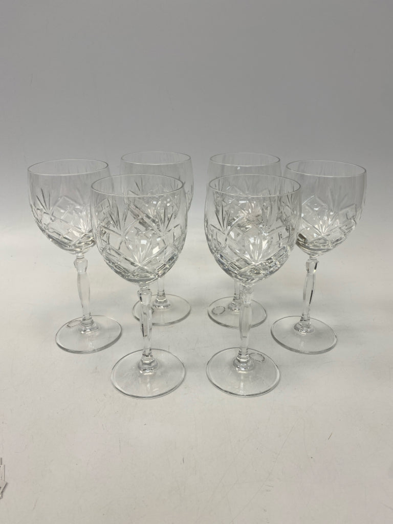 Clear Cut-Out Crystal Glassware