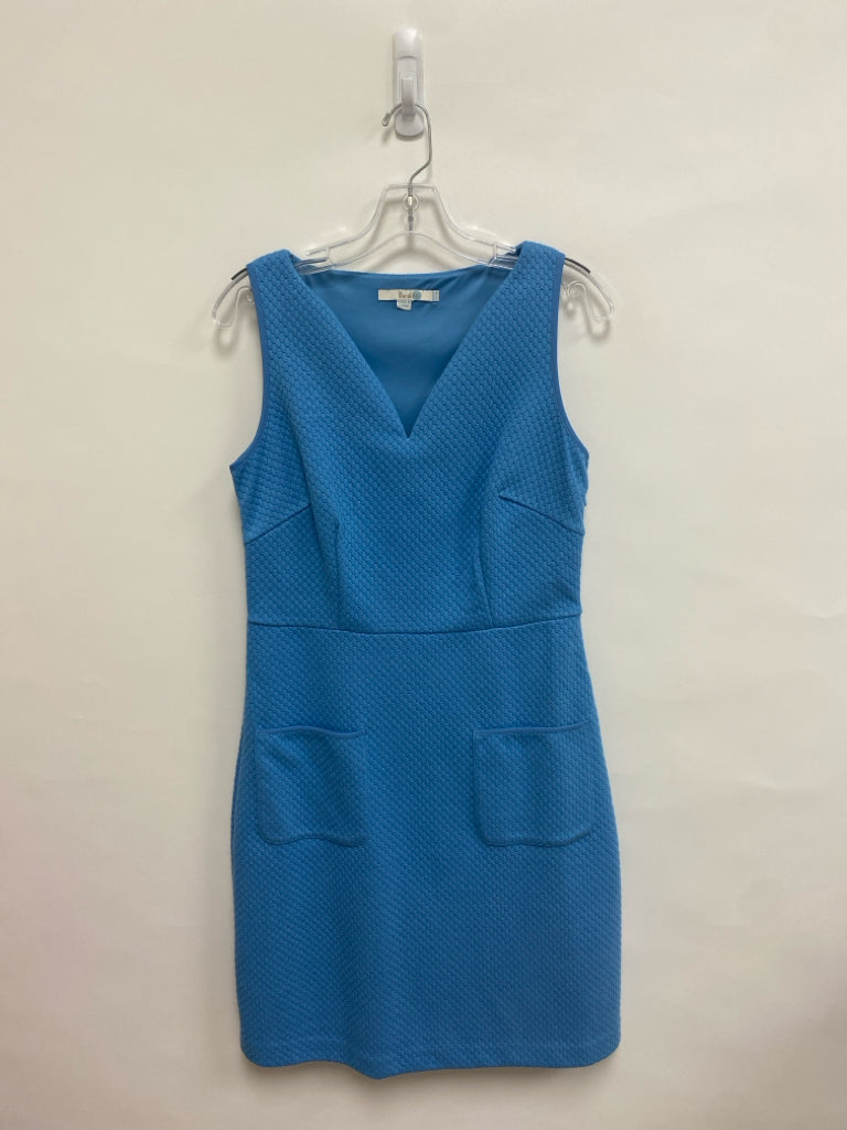 Boden Size 8 Blue Texture Sleeveless Ladies Dress