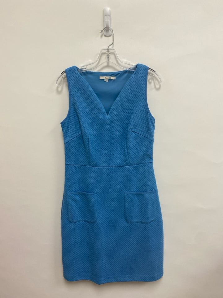 Boden Size 8 Blue Texture Sleeveless Ladies Dress