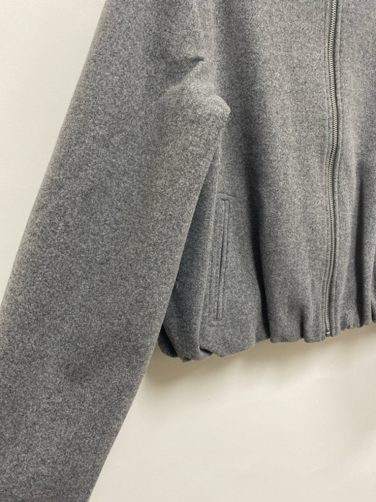 LOFT Size XS Gray Mottled Zip Down Ladies Jacket
