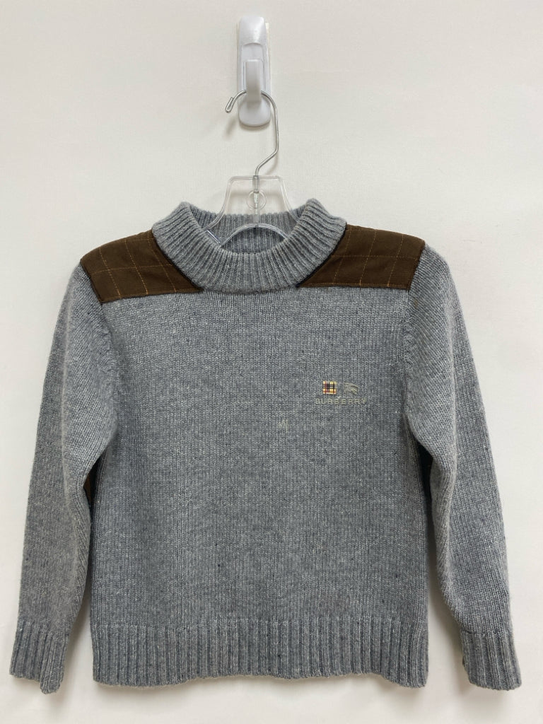 Burberry SIZE 5/6 Gray Brown Wool Blend Boy&