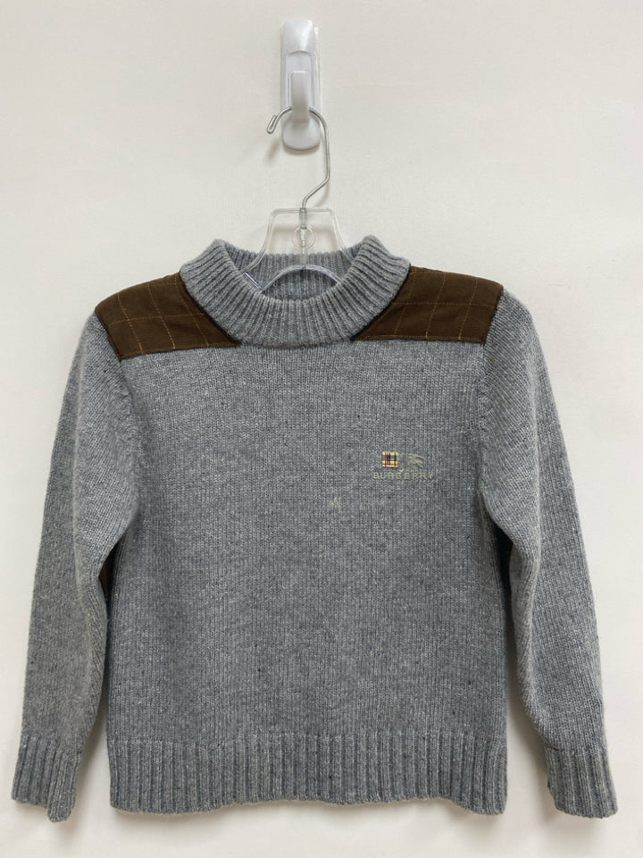 Burberry SIZE 5/6 Gray Brown Wool Blend Boy&