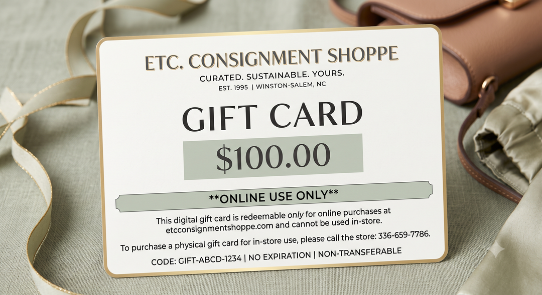 etc. Online Gift Card
