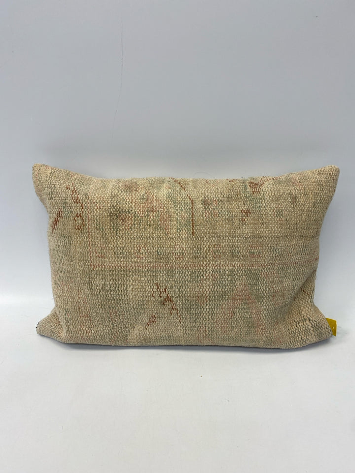 Cream Multi Color Pillow