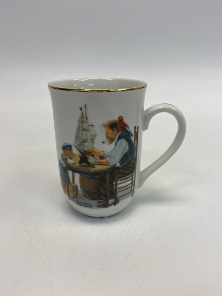 Norman Rockwell Assorted Scene Coffee Mug