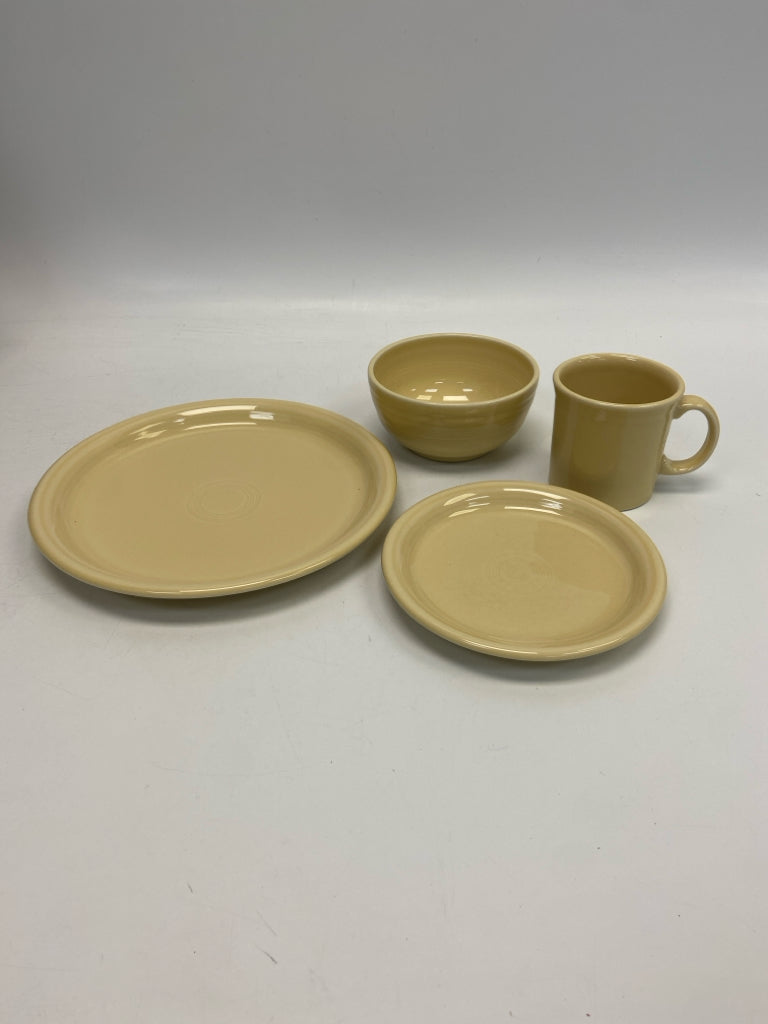 Fiesta Pale Yellow Dishes
