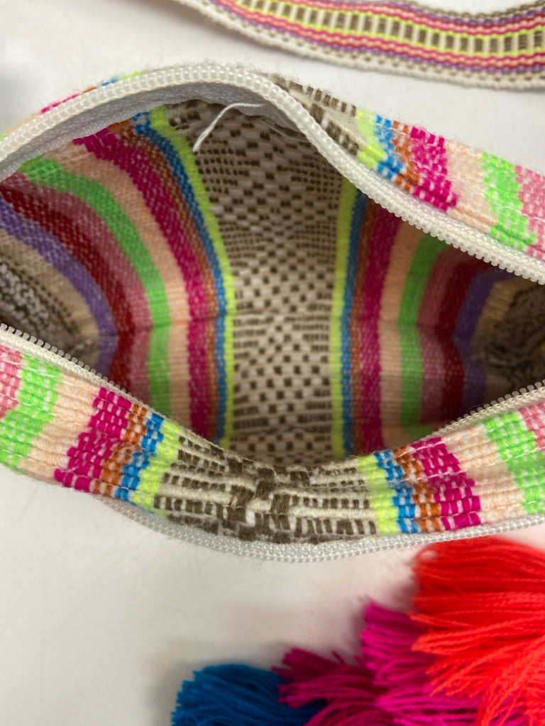 Multi-Color Stripe(s) Fabric Belt Bag