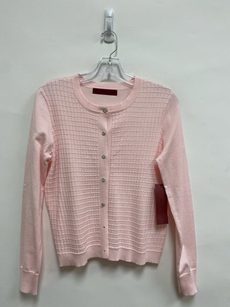 NWT Size M Pale Pink Cardigan Ladies Sweater