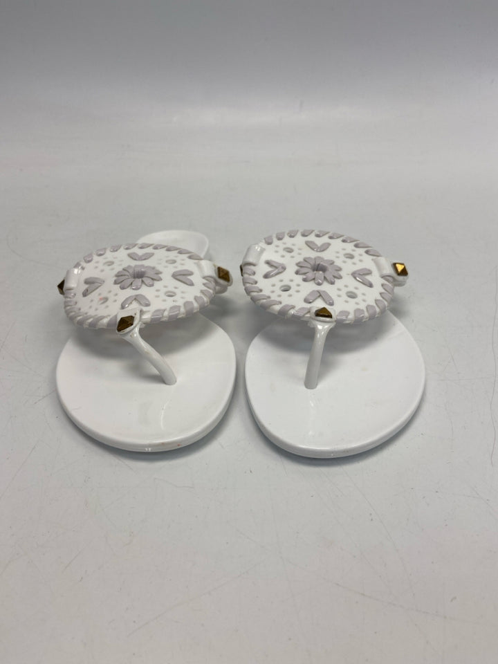 Jack Rogers SIZE 13 White Jelly Girl&