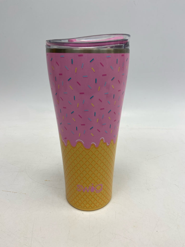 Swig Life Pink/Yellow Ice Cream Tumbler