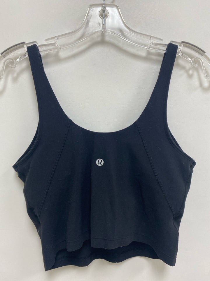 Lululemon Size 8 Black Athletic  Bra