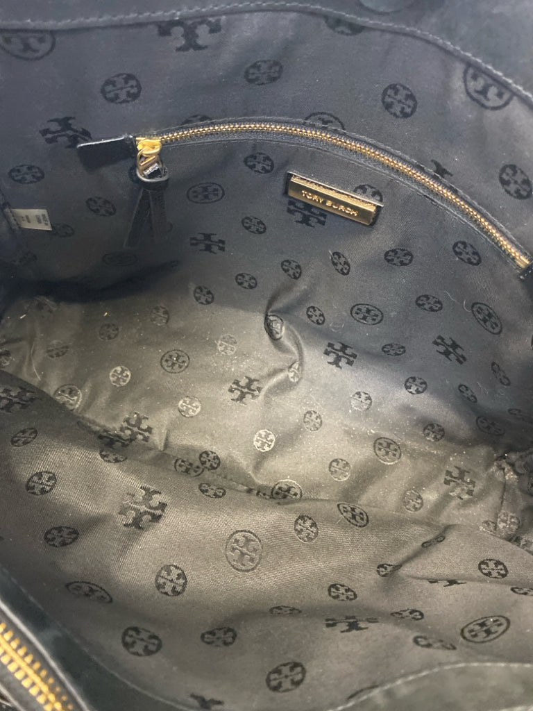 Tory Burch Black Zipper Handbag