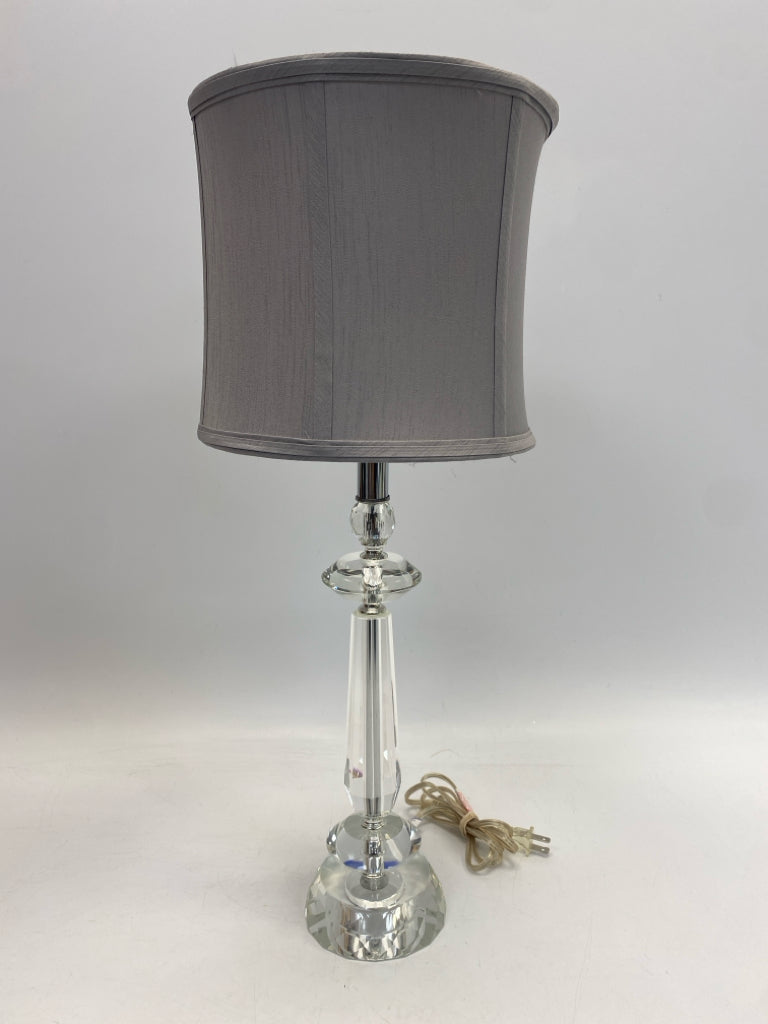 Clear Gray Lamp