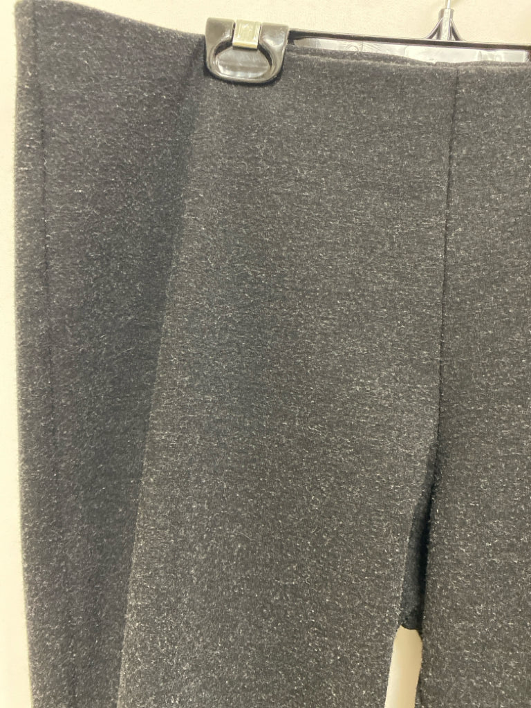 Eileen Fisher Size L Charcoal Pull-on Ladies Pants