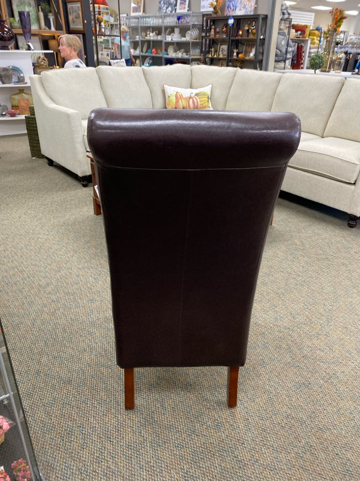 Pier 1 Dark Brown Dining Chair