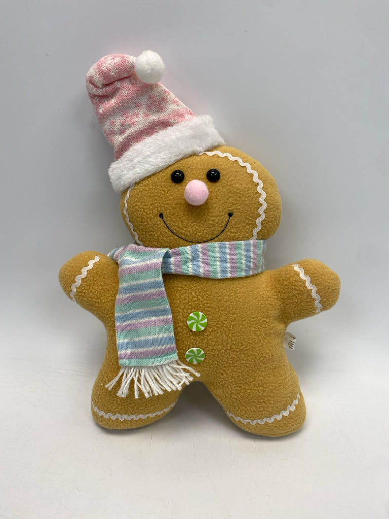 Tan Pink/Blue Stuffed Animal