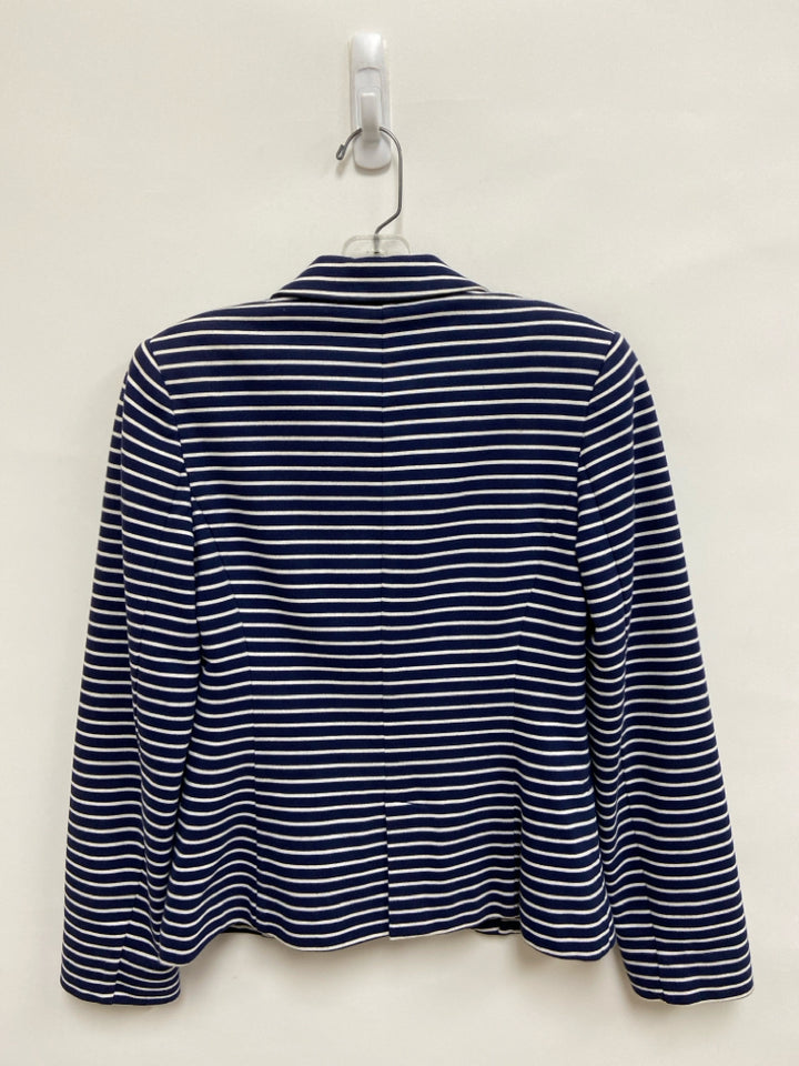 NWT LILLY PULITZER Size S Navy White Striped Ladies Jacket