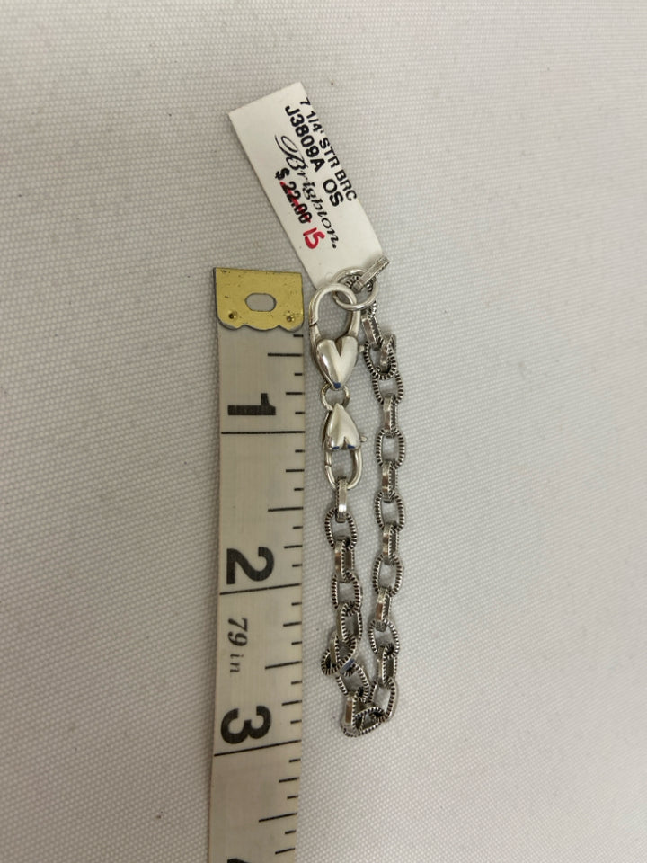 NWT Brighton Silver Color Textured Bracelet