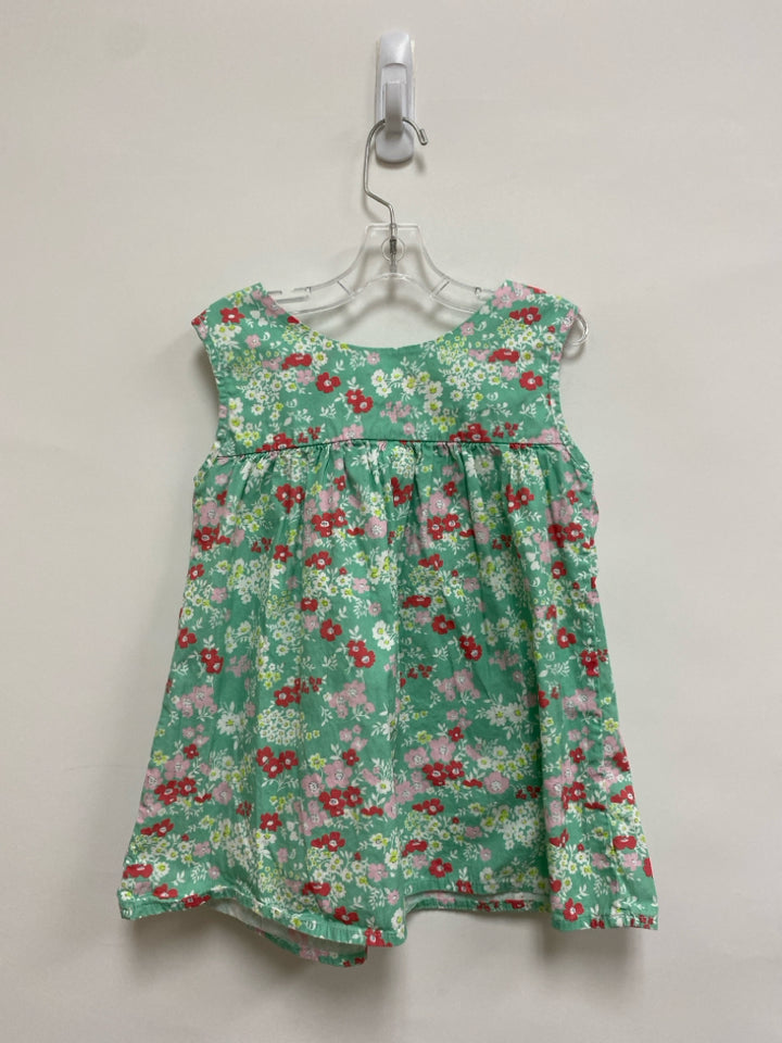 Bella Bliss SIZE 8 Seafoam/Wht Red/Pink Flowers Sleeveless Girl&