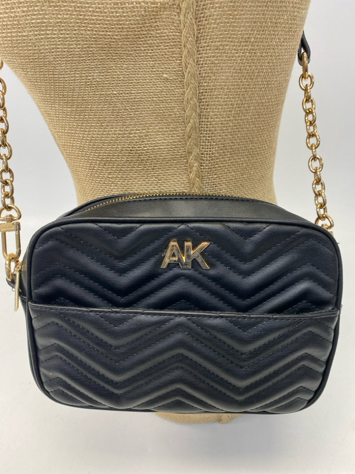 Anne Klein Black Quilted Crossbody
