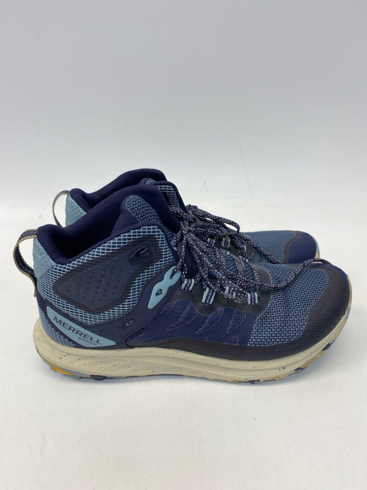Merrell US Shoe Size 10 Blue Lace-up Sneakers