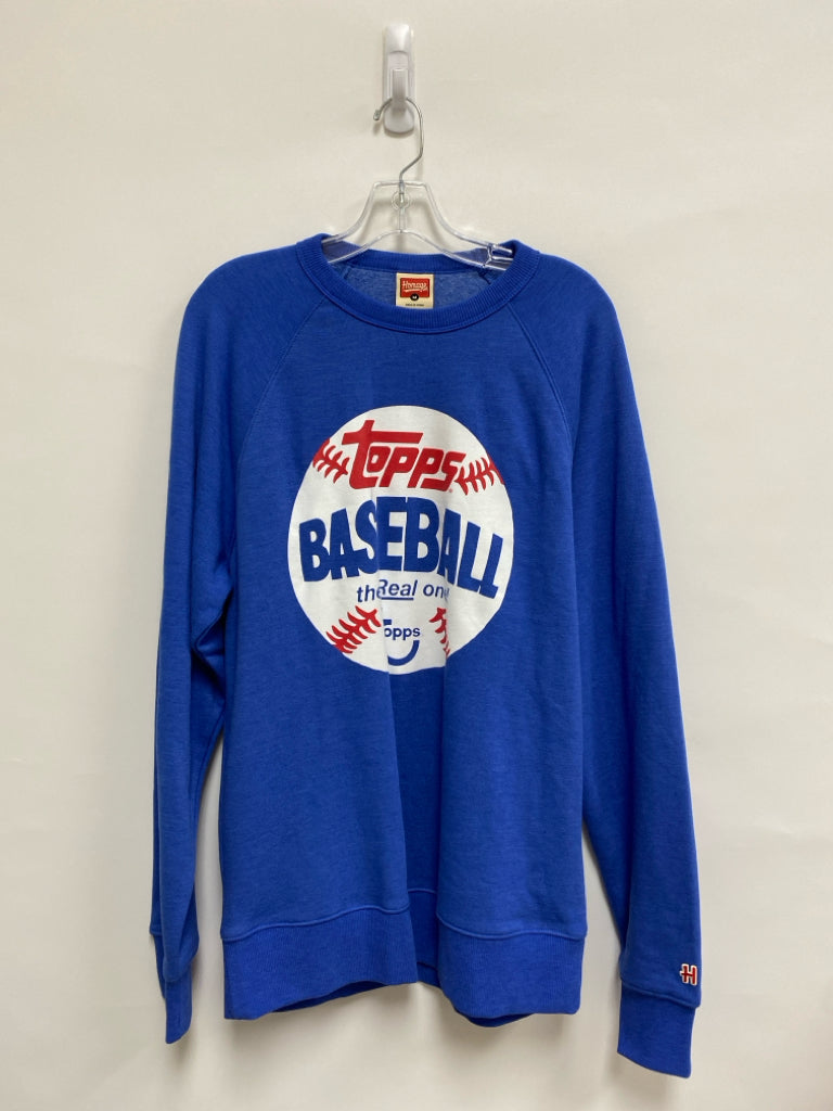 Size M Blue White/Red Baseball Men&