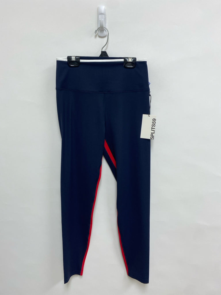 NWT Splits59 Size L Navy Cropped Athletic Leggings