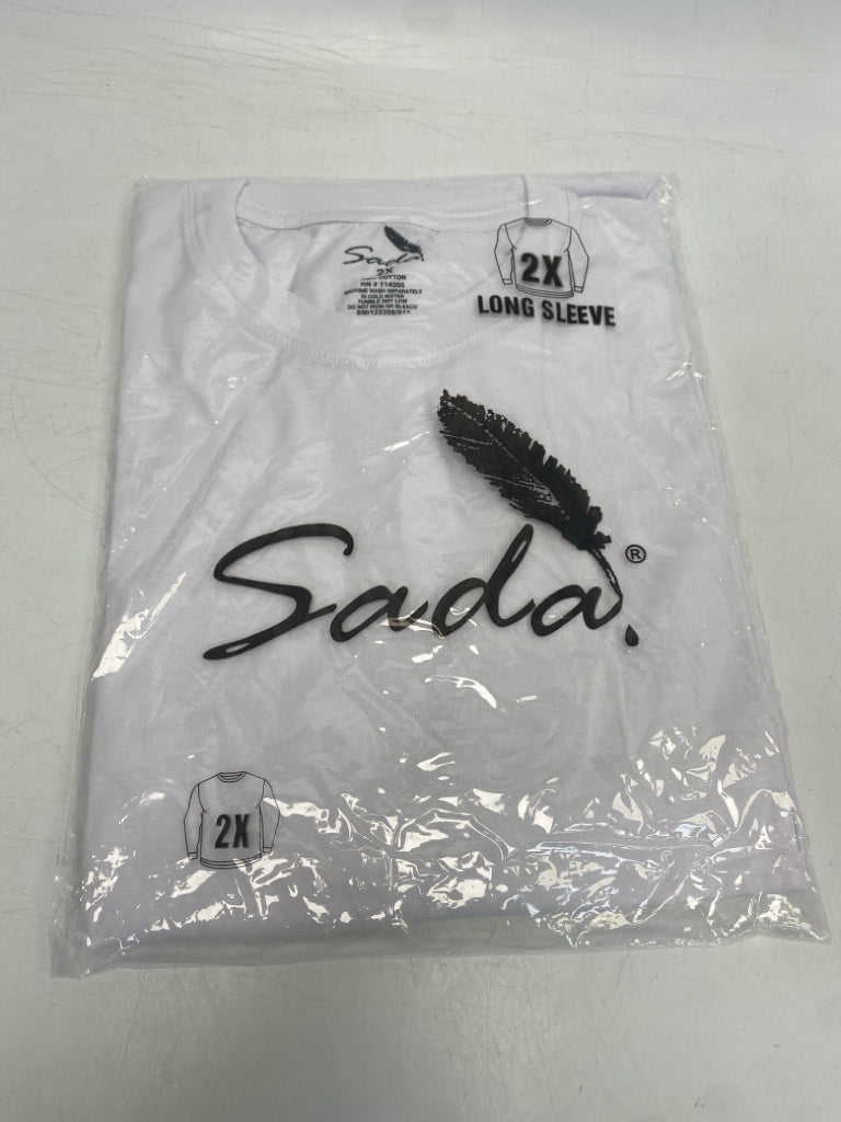 NEW S. Fried Cotton Size 2X White Men&