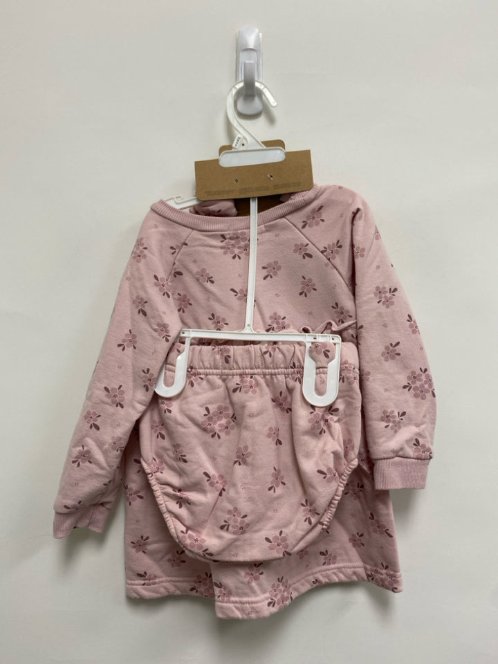 NWT KIT+PEARL SIZE 24M Pink Brown Flowers Girl&