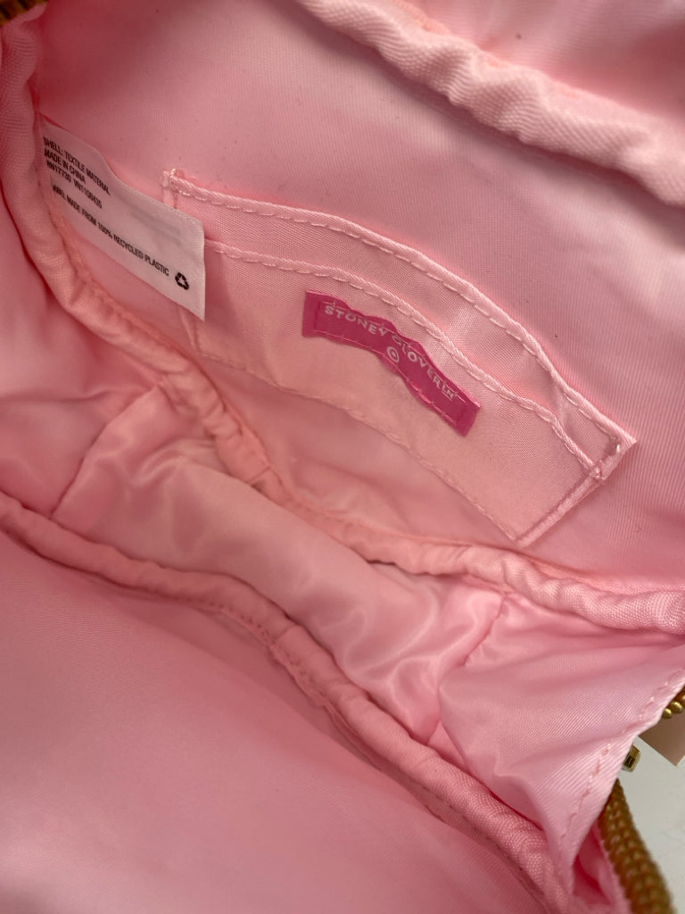 NWT Stoney Clover Pink Terry Cloth Handbag
