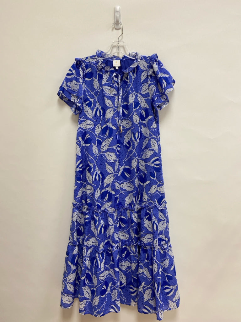 j.marie Size XS Blue White Flowers Ladies Dress