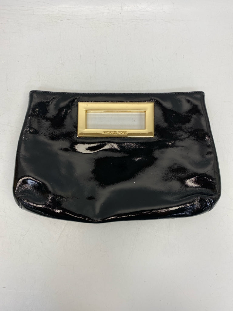 Michael Kors Black Gold Patent Handbag