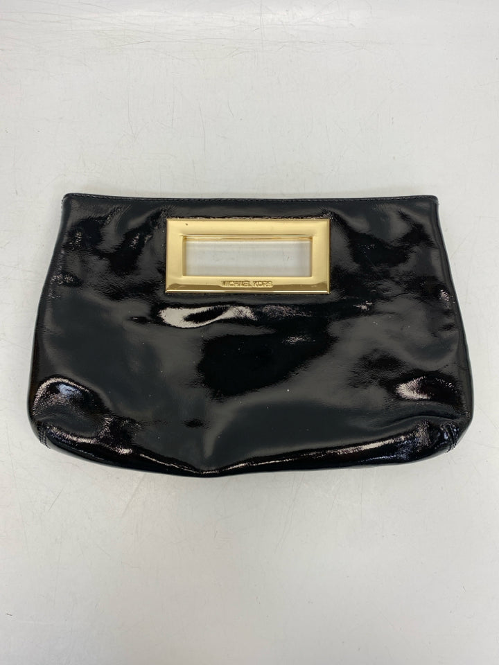 Michael Kors Black Gold Patent Handbag