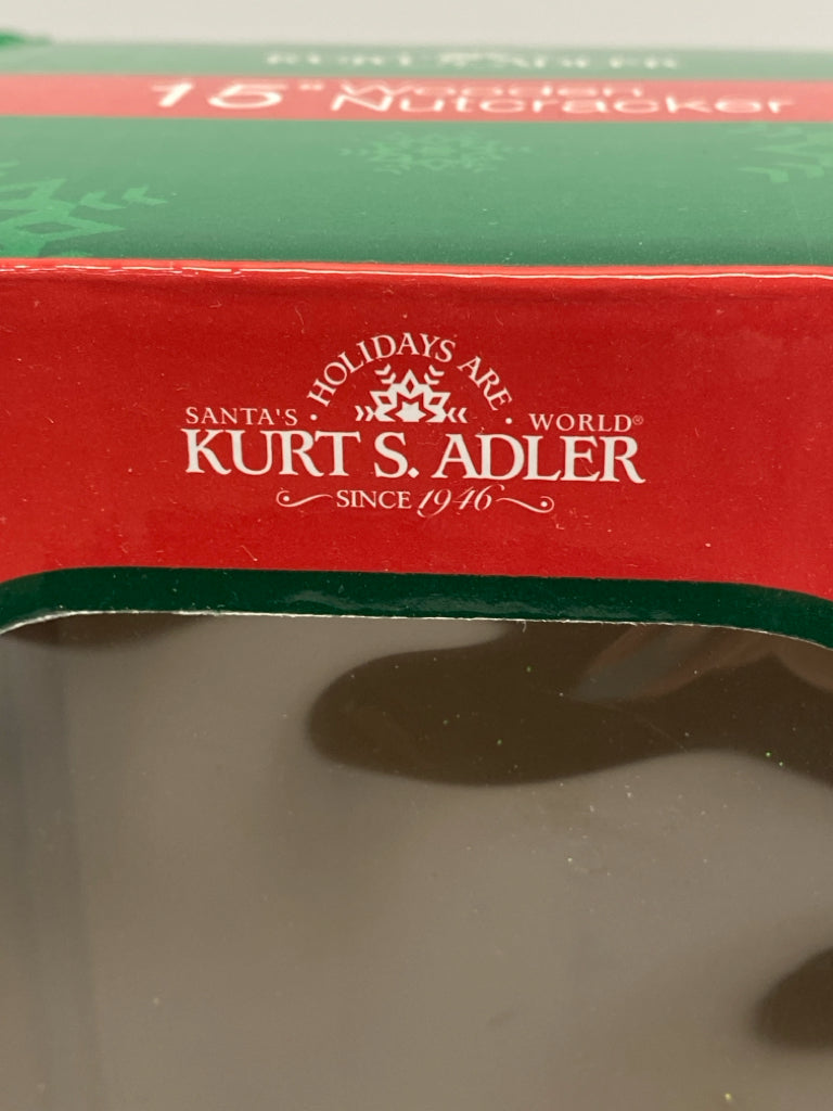 Kurt Adler Burgundy Gold Christmas
