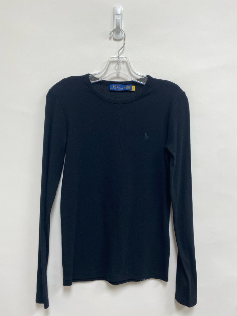 Ralph Lauren Size M Black Long Sleeve Ladies Top