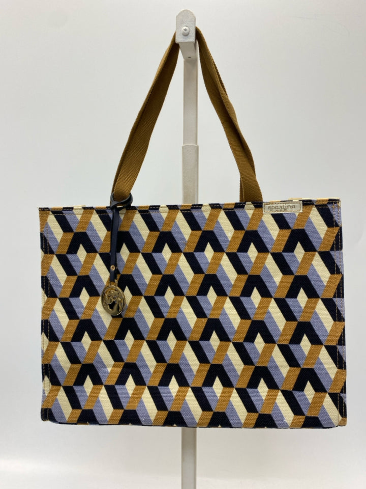 Spartina Brown Blue/Crm Tote Bag