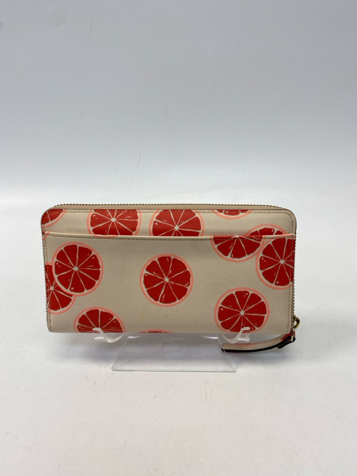 Kate Spade Beige Coral Wallet