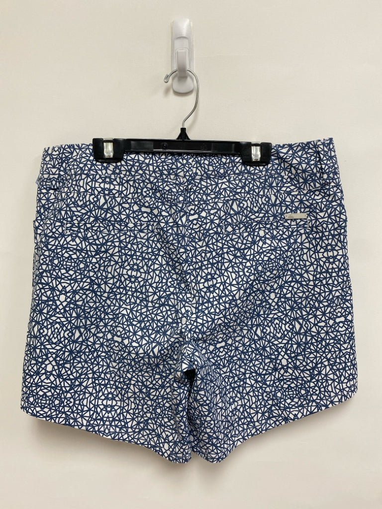 Adidas Size 12 White Slate Blue Mosaic Athletic Shorts