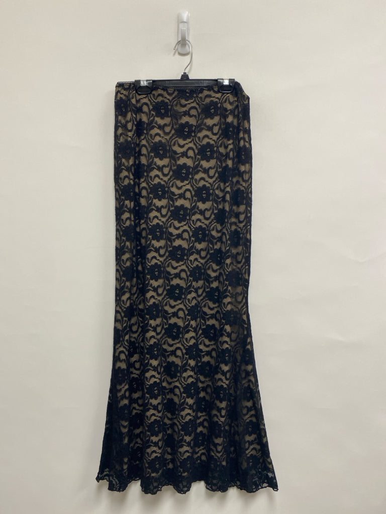 Bisou Bisou Size S Black Lace Maxi Ladies Skirt