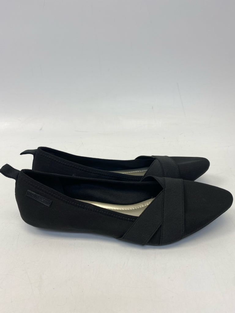 Anne Klein US Shoe Size 9 Black Crisscross Flats