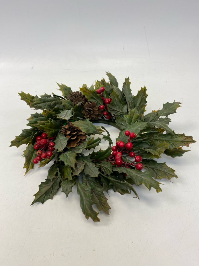 Green Red Holly Berries Christmas
