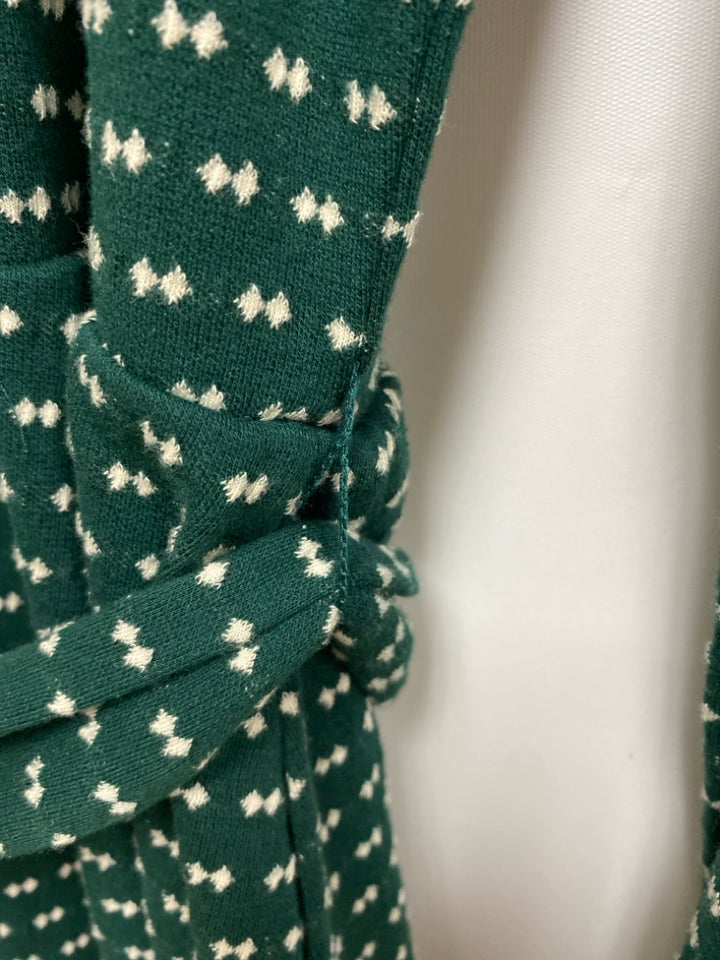 Maeve Size XL Green White Embroidered Ladies Dress