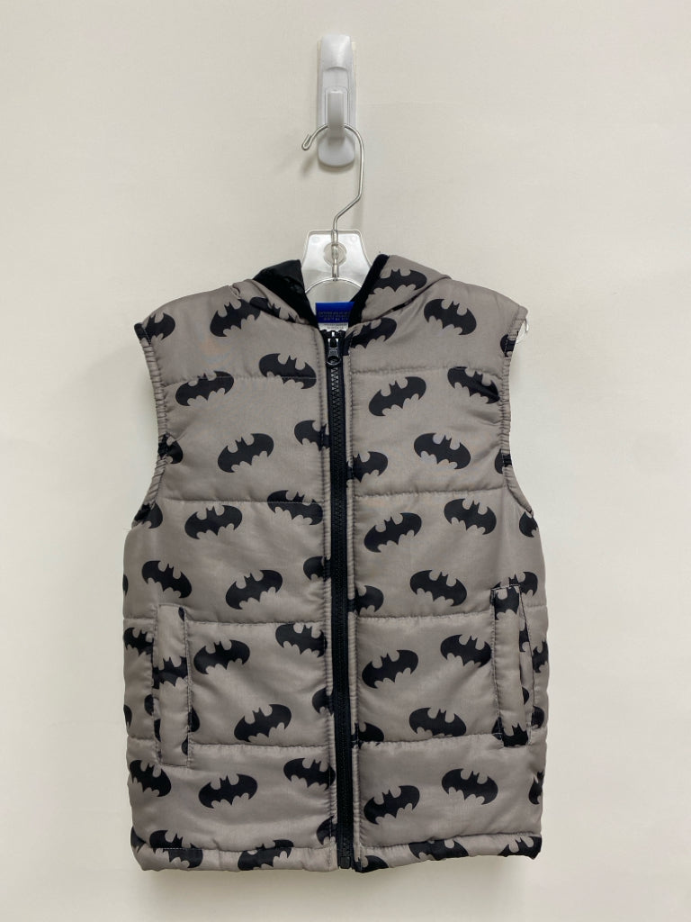 SIZE 5T Gray Black Batman Hooded Boy&