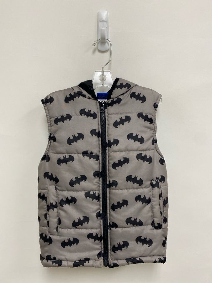 SIZE 5T Gray Black Batman Hooded Boy&